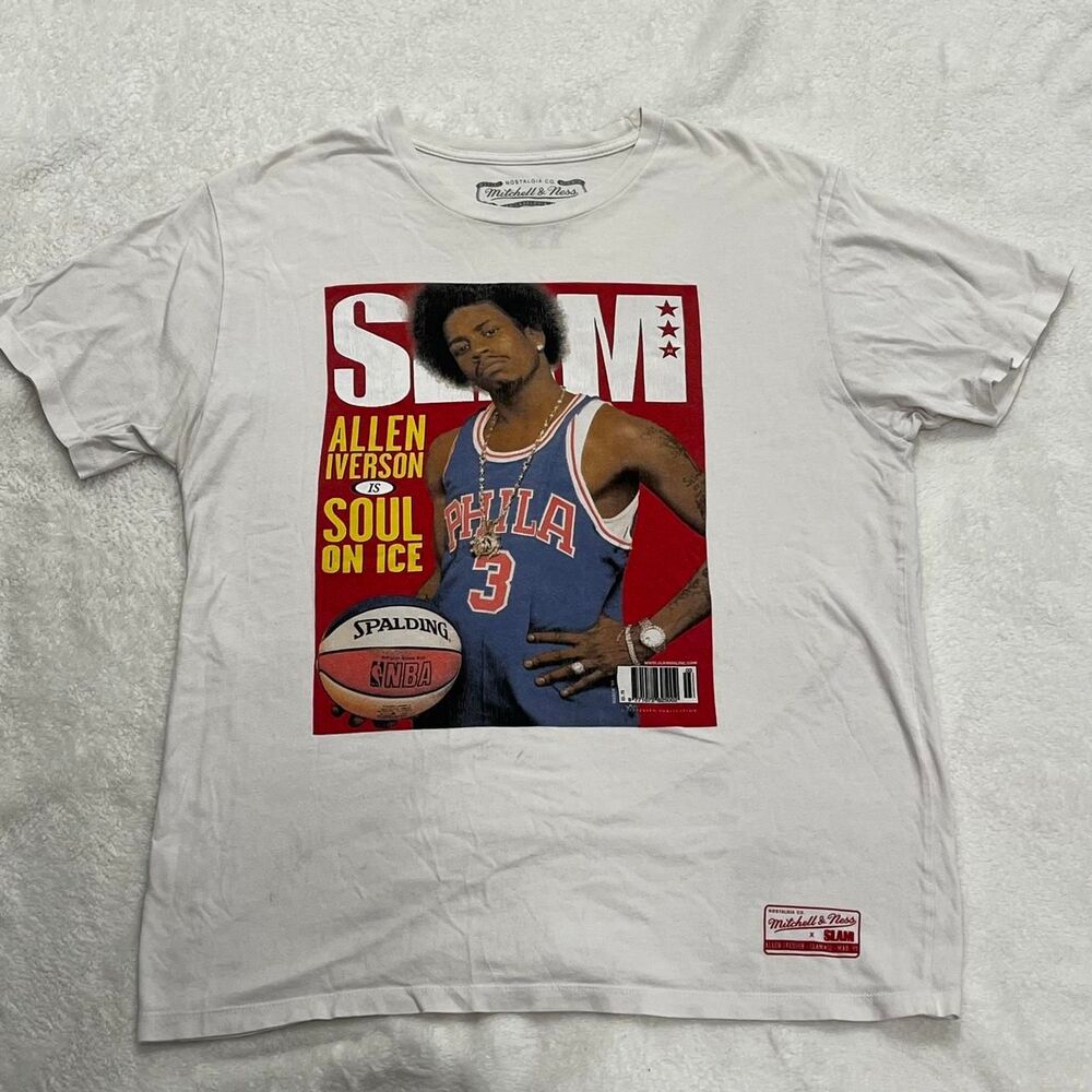Mitchell-ness Men's White T-shirt